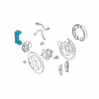 OEM Saturn Caliper Support Diagram - 19151004