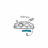 OEM 2004 Chrysler Town & Country Module-Message Center Diagram - XC83XDVAC