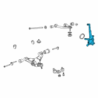 OEM 2018 Toyota Tundra Knuckle Diagram - 43211-0C020