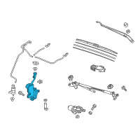 OEM 2019 Honda Passport Tank Comp, Was 3.8L Diagram - 76841-TG7-A02