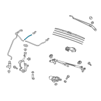 OEM 2019 Honda Ridgeline Tube (4X7X330) Diagram - 76832-TG7-A01