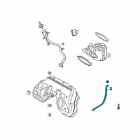 OEM 2022 BMW Z4 Fuel Tank Strap Diagram - 16117433999