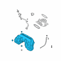 OEM BMW Z4 PLASTIC FUEL TANK Diagram - 16-11-9-488-314