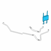 OEM 2017 Chevrolet Express 2500 Auxiliary Cooler Diagram - 22839312