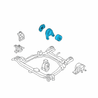 OEM 2011 Hyundai Santa Fe Bracket Assembly-Roll Stopper, Rear Diagram - 21930-2P200