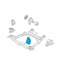 OEM 2013 Kia Sorento Front Roll Stopper Bracket Assembly Diagram - 219102B200