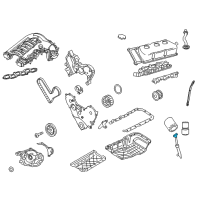 OEM 2005 Dodge Magnum Indicator-Engine Oil Level Diagram - 4792965AA