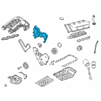 OEM Chrysler 300 Cover-Timing Case Diagram - 4792924AC