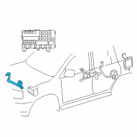 OEM 2019 Lexus LX570 Sensor Sub-Assembly, Height Control Diagram - 89405-60020