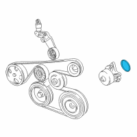 OEM 2003 Toyota MR2 Spyder Water Pump Assembly Gasket Diagram - 90301-69006