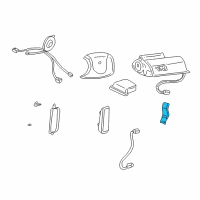 OEM Oldsmobile Aurora Sensor Asm-Inflator Restraint Side Imp Diagram - 25765111