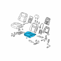 OEM 2006 Honda Accord Pad, L. FR. Seat Cushion (TS Tech) Diagram - 81537-SDB-A71