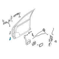 OEM 1996 Nissan Pathfinder Hinge Assy-Front Door Diagram - 80401-1M20A