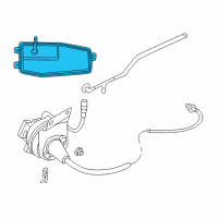 OEM 1999 Dodge Dakota Reservoir-Vacuum Diagram - 4886009AA