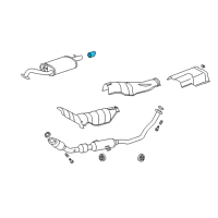 OEM 2019 Toyota Corolla Tailpipe Extension Diagram - 17408-37010