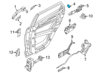 OEM 2019 Hyundai Santa Fe Plug Diagram - 17351-25000-B