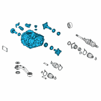 OEM Toyota Highlander Transaxle/Motor Diagram - G1050-48020