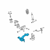 OEM 2011 Mercury Grand Marquis Lower Control Arm Diagram - 6W7Z-3079-B