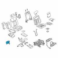 OEM 2009 Ford F-150 Cup Holder Diagram - 9L3Z-1813562-CA