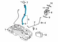 OEM 2022 BMW M235i xDrive Gran Coupe PLASTIC FILLER PIPE Diagram - 16-11-7-487-443