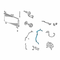 OEM 2006 Honda Element Hose, Suction Diagram - 80311-SCV-A01