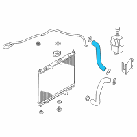 OEM 2016 Chevrolet City Express Upper Hose Diagram - 19317259