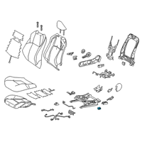 OEM 2019 Toyota C-HR Heater Control Diagram - 87501-10020