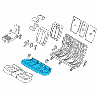 OEM 2018 BMW X2 Foam Section, Basic, Seat Diagram - 52-20-7-460-903