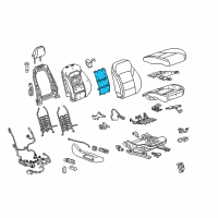 OEM 2016 Chevrolet Malibu Seat Back Heater Diagram - 84369785