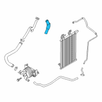 OEM 2018 Nissan Titan XD Hose-Water, Oil Cooler Diagram - 21306-EZ30E