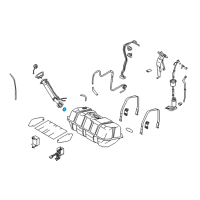 OEM Infiniti Q45 Seal-O Ring, Fuel Gauge Diagram - 17342-6P600