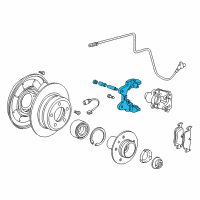 OEM BMW M3 Calliper Carrier Diagram - 34-21-2-227-521