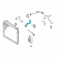 OEM 1996 Toyota 4Runner Lower Hose Diagram - 16572-75090