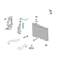 OEM 2014 Honda Civic Hose A, Reserve Tank Diagram - 19103-R1A-A00