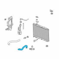 OEM 2015 Acura ILX Hose, Water (Lower) Diagram - 19506-RX0-A01