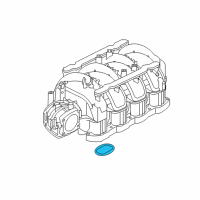OEM 2019 Nissan Armada Gasket-Manifold To Cylinder Head Diagram - 14035-1LA0A