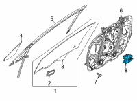 OEM 2021 Kia K5 Motor Assembly-Front Pow Diagram - 82450L3010