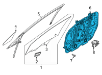 OEM 2021 Kia K5 Panel Assembly-Front Dr Diagram - 82471L3000