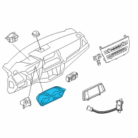 OEM BMW X3 Instrument Cluster Diagram - 62-10-6-820-604