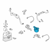 OEM Chevrolet Impala Air Injection Reactor Pump Diagram - 12643965