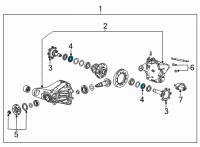 OEM 2021 Chevrolet Tahoe Axle Seal Diagram - 84649193