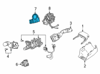 OEM 2022 Lexus NX350 SENSOR, STEERIG W/LO Diagram - 8924B-78010