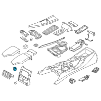 OEM 2016 BMW 320i xDrive Centre Arm Rest Lock Diagram - 51-16-9-227-901