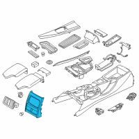 OEM 2019 BMW 430i Gran Coupe Covering Rear Diagram - 51-16-9-235-496