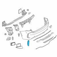 OEM 2017 BMW X6 Rear Reflector, Rear Left Diagram - 63-14-7-850-259