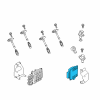 OEM Nissan Titan Module Assembly-Vel Control Diagram - 23751-6JB0A