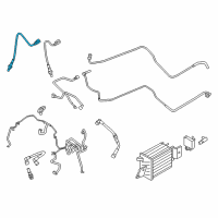 OEM 2019 Ford Escape Upper Oxygen Sensor Diagram - E1GZ-9F472-B