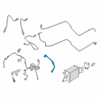 OEM 2015 Ford F-150 Crankcase Tube Diagram - FL3Z-6758-D