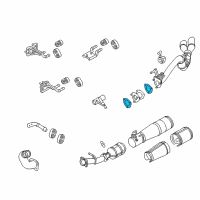 OEM 2016 Ford F-350 Super Duty Intermed Pipe Gasket Diagram - BC3Z-5E241-A