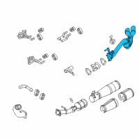 OEM 2011 Ford F-350 Super Duty Tailpipe Diagram - BC3Z-5230-C